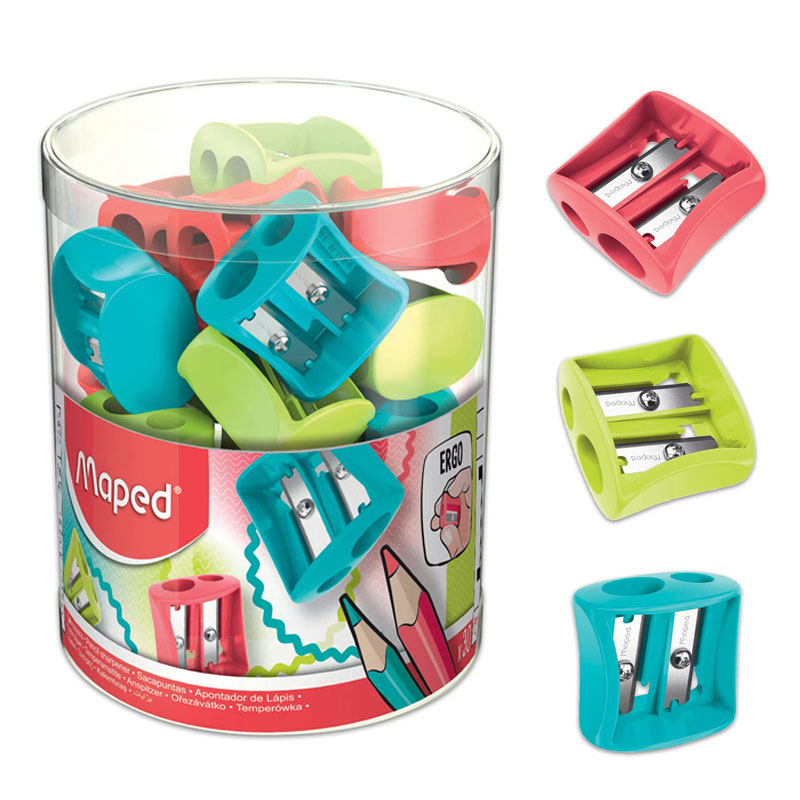 Afilalápiz Maped doble - colores vivos