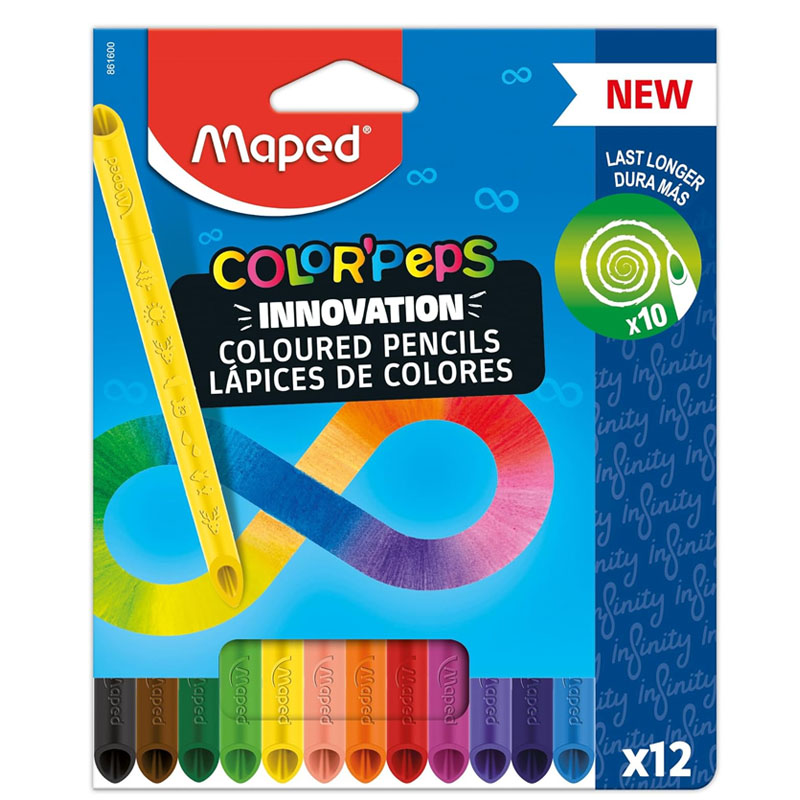 Maped ColorPeps Infinity - Estuche de 12 A