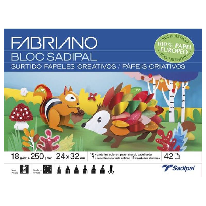 Papeles Surtidos Fabriano 24x32 42h